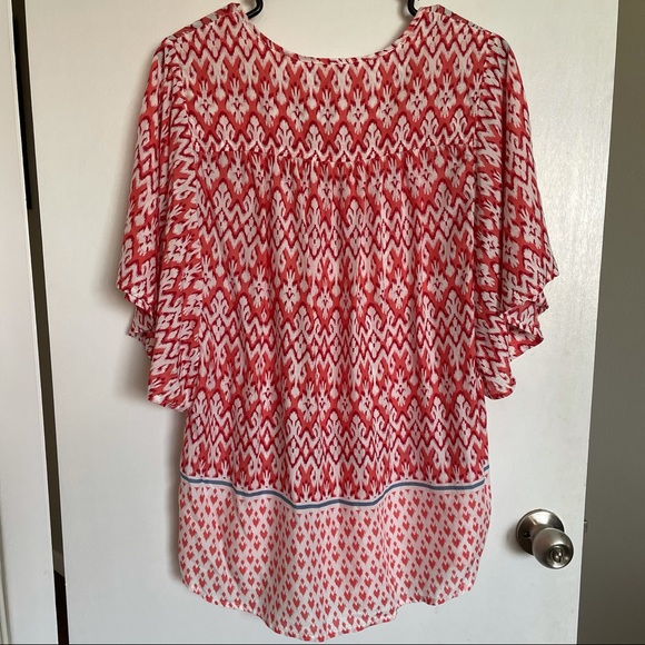 BeachLunchLounge Multicolor Wing Sleeve Top - Size M - Picture 5 of 11